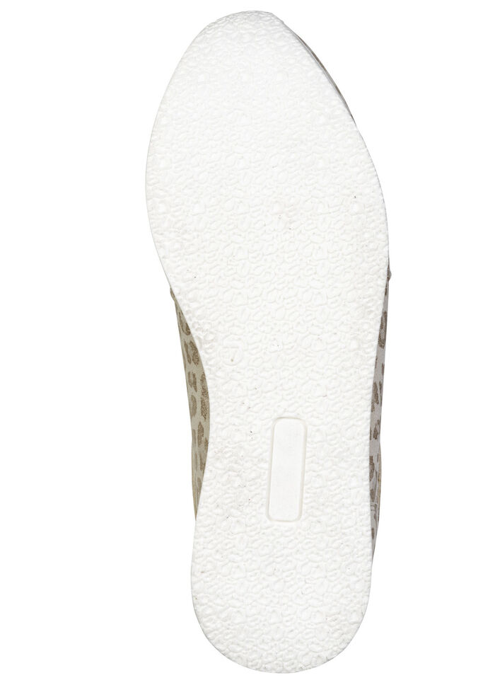 ELENA EDEN, snygga damsneakers, vidd G, med uttagbar fotbädd CHAMPAGNER