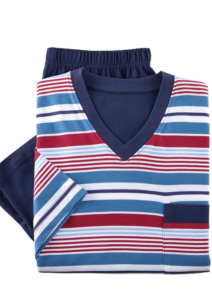 Tv&aring;pack V-ringade shorts 