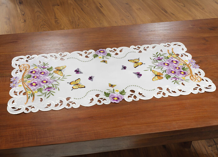 Vårbord och rumsdekoration VIT