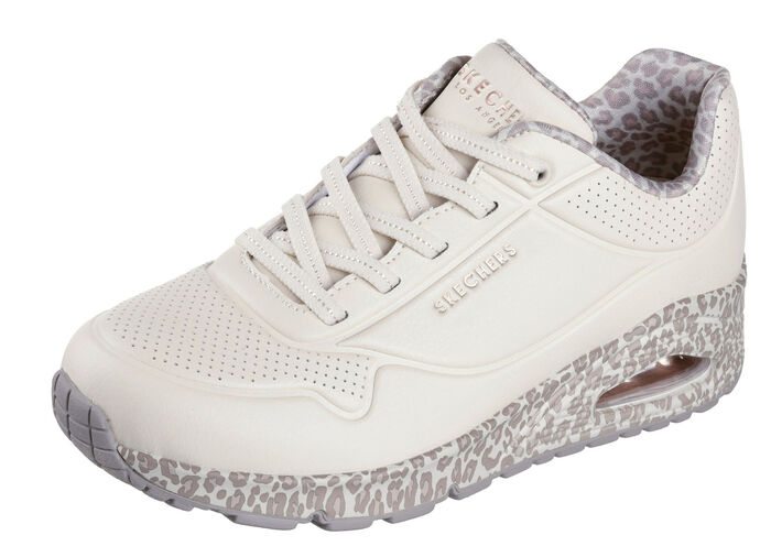 SKECHERS, trendiga damsneakers, med synlig luftkudde WEISS-LEO