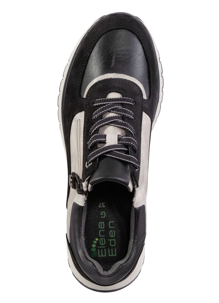 ELENA EDEN, trendiga damsneakers, vidd G, med uttagbar fotbädd, 