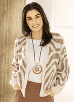 Cardigan i jacquarddesign, 