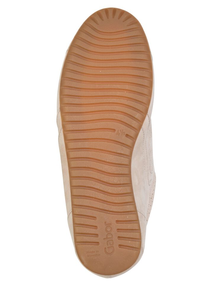 Gabor, trendiga damskor med sn&ouml;rning, vidd H, med uttagbar fotb&auml;dd 