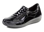 ELENA EDEN Lack L&auml;der Loafers 