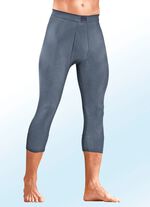 L&aring;ngkalsonger i 3/4-l&auml;ngd i tv&aring;pack av finribbat material med gylf, f&auml;rgade 