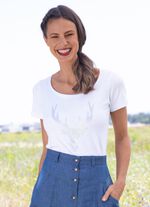 Skjorta med strassapplikation 