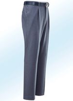 Fleckiga byxor i 4 f&auml;rger med veck 