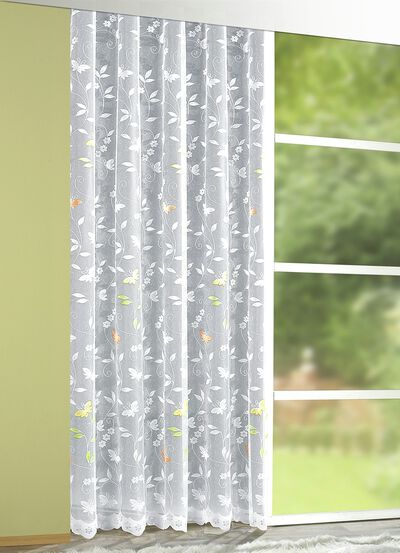 F&ouml;rvara med blomstergirlang 