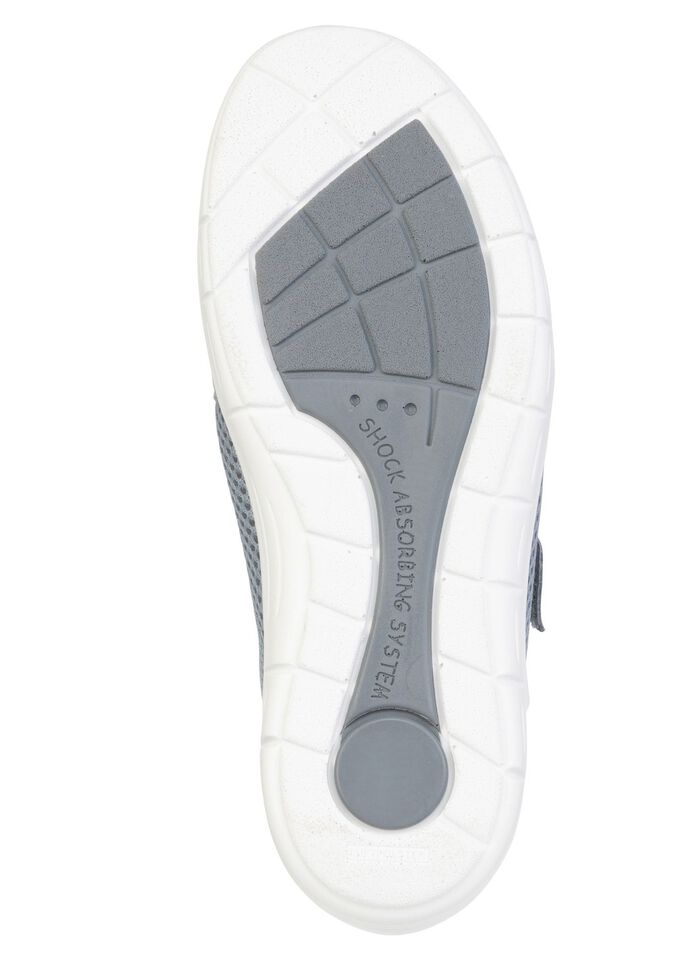 ELENA EDEN, bekv&auml;ma damskor med kardborreband, bredd H, med uttagbar fotb&auml;dd 