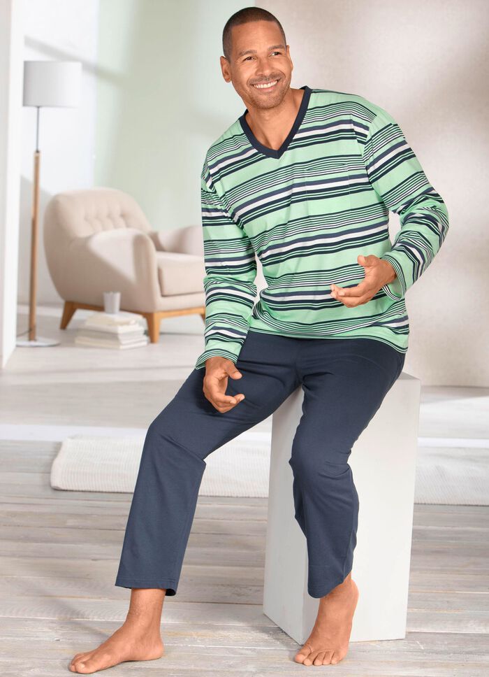 Tv&aring; paket med V-ringad pyjamas 