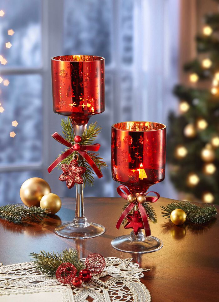 Julljush&aring;llare i glas 