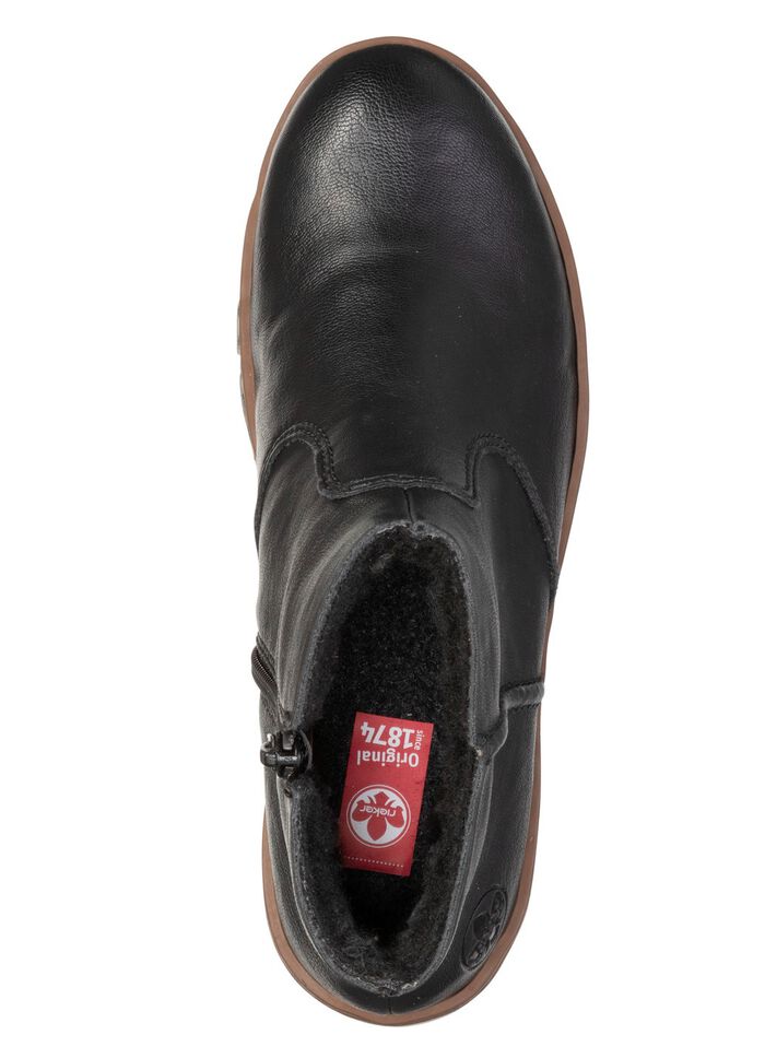 Rieker, fodrade damst&ouml;vlar, vinterskor, med dragkedja 