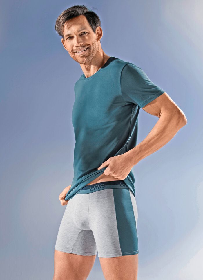 Trepack med skjortor med elastan 