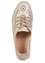 Andrea Conti, somriga damskor med sn&ouml;rning, vidd G, med uttagbar fotb&auml;dd MATTGOLD