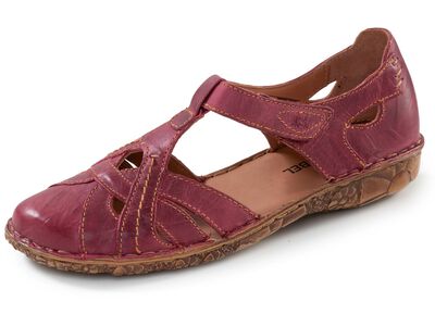 Josef Seibel, sommarsandaler f&ouml;r kvinnor, vidd G, med kardborrekn&auml;ppning 