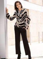 Tr&ouml;ja med jacquarddesign 