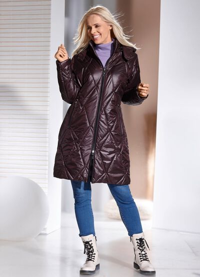 Kort kappa med 2-v&auml;gs dragkedja 