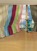 &Ouml;vergardinssats med universellt skenband 