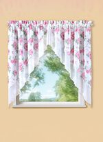 2-delat f&ouml;nsterh&auml;ngande med rosmotiv 