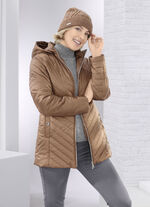 Jacka med avtagbar huva 