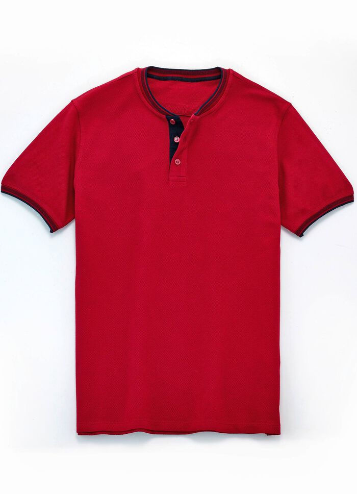 Skjorta i 3 f&auml;rger DUNKELROT