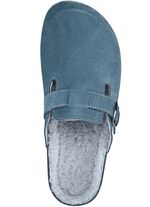 Mubb, klassiska damtofflor, bredd H, med lammskinn 