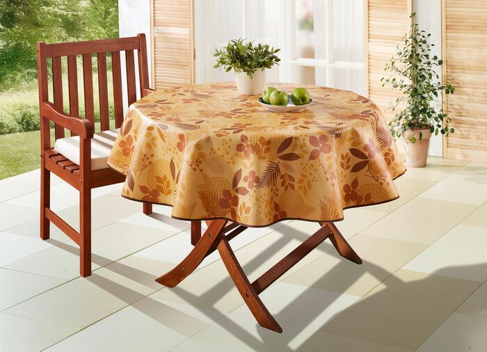 Vaxduksduk med bladmotiv 