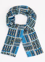 Halsduk med fantasim&ouml;nster 