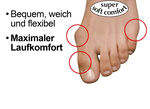 Tofflor med elastisk slip-on, 