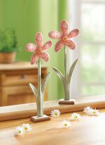 Filtblomma p&aring; tr&auml;fot, 2-pack 