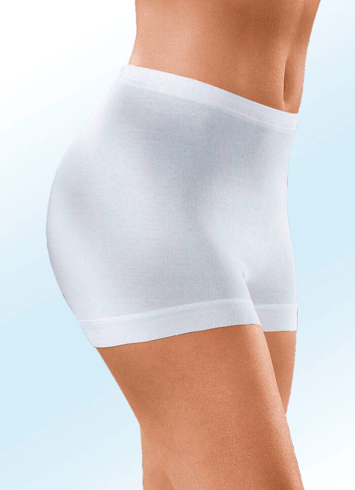 Schiesser fem-pack trosor med res&aring;r 