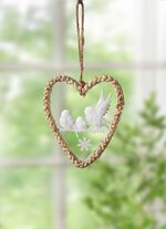 Charmig hj&auml;rtformad v&auml;ggh&auml;ngare 