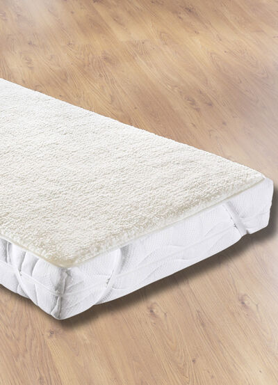 &Ouml;vermadrass med sherpa teddy plysch f&ouml;r mysiga, varma n&auml;tter 