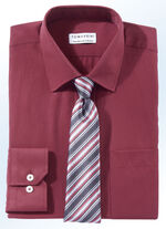 Skjorta med br&ouml;stficka i 5 f&auml;rger och 2 &auml;rml&auml;ngder BORDEAUX