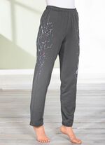 Byxor med ett snyggt blomm&ouml;nster 