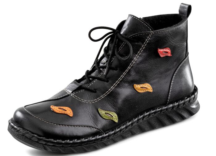 Tvillingskosko med sn&ouml;rning med smarta, f&auml;rgglada l&auml;derapplikationer 