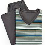 Shorts med V-ringning 