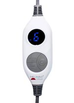 XXL elektrisk filt i lammskinnslook BEIGE