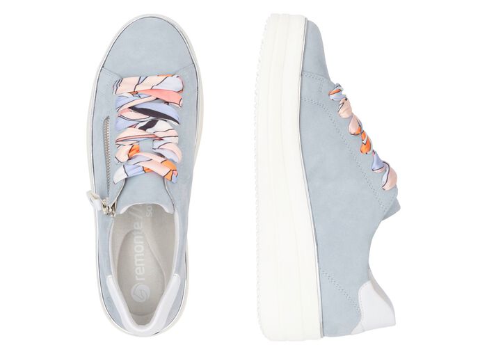 Remonte sneakers med f&auml;rgglad sn&ouml;rning 