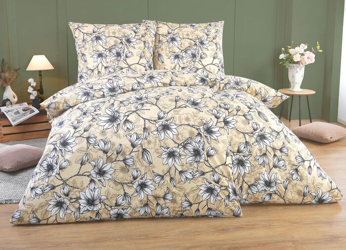 S&auml;ngkl&auml;der i Renforc&eacute;-kvalitet BEIGE