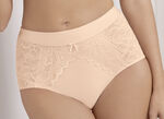 Felina form slip med elastisk spetskant, 