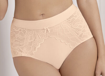 Felina form slip med elastisk spetskant, , large