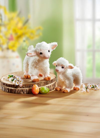 Plush sheep, set of 2 