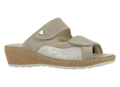 Klett-mules i &auml;kta l&auml;der 