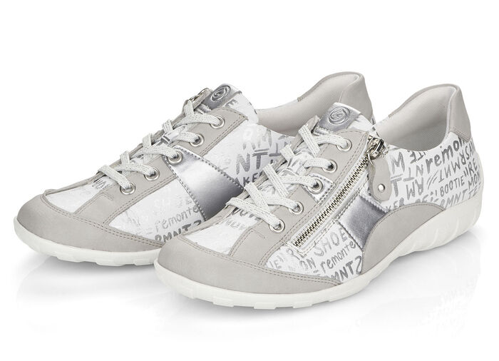 Remonte sneakers med tryckta detaljer LJUSGRÅVIT