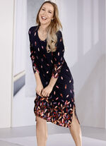 Laurina nattlinne med elastan och bläckstråletryck 