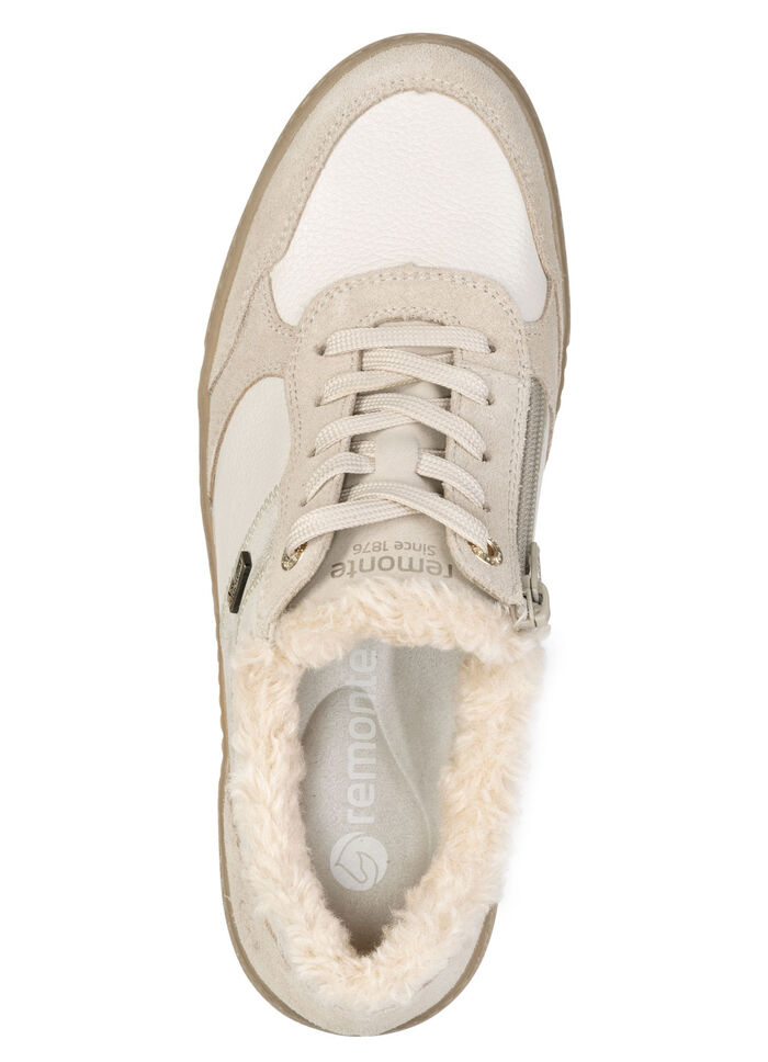 Remonte, bekväma damsneakers, vinterskor, vidd G, med uttagbar fotbädd BEIGE