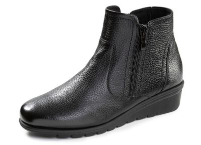 ELENA EDEN, fodrade damst&ouml;vletter, vinterskor, vidd G, med dragkedja 