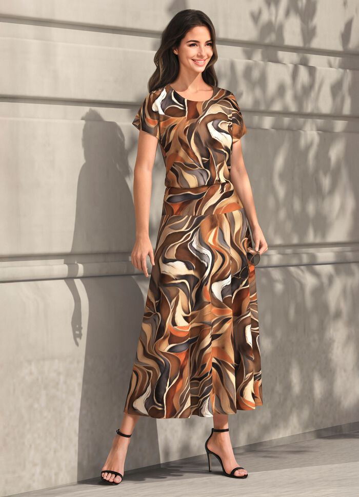 Skjorta med intressant m&ouml;nster 