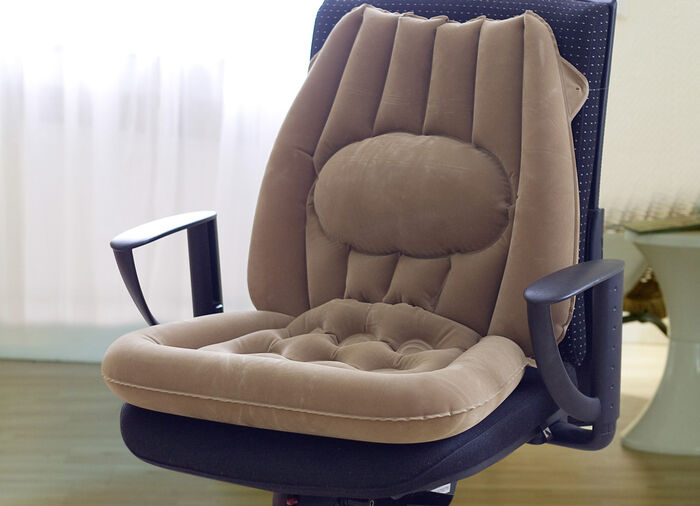 Uppblåsbar sittdyna 